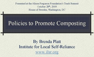Cover Policies to Promote Composting