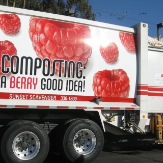 Composting Berry truck