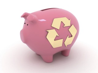 Recycling Piggy Bank_iStock_000009635788Large