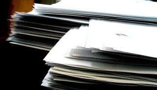 Stacks of White Paper by FeatherdTar