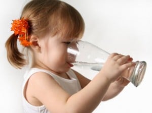drinking water