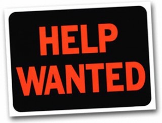 Help Wanted sign