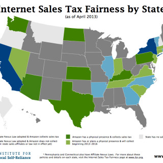 Map: Sales Tax Fairness By State